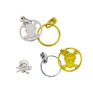 Pirate Plastic Gold Sliver Earring Accessory for Party roleplay