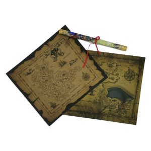 Pirate Adventure Treasure Map  for Pirate Party Supplies, Halloween Party Supplies Party roleplay
