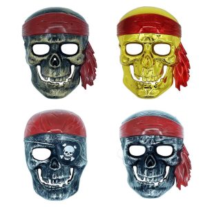 Pirate Skull Mask- Halloween Pirate Party Costume Accessory