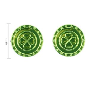 Four-leaf clover coin-Green