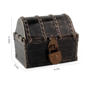 Large paint spraying brozen treasure box