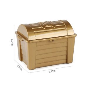 Medium Pirate Plastic Treasure Chest A