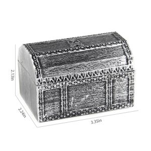 Medium Pirate Plastic Treasure Chest D