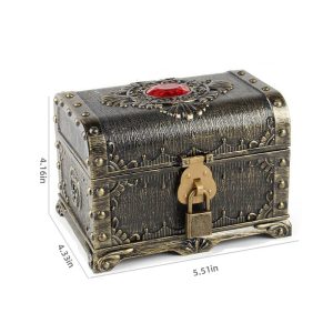 Medium Spray paint ruby brozen treasure chest