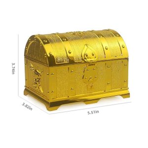 Medium electroplate treasure chest