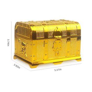 Medium electroplate treasure chest