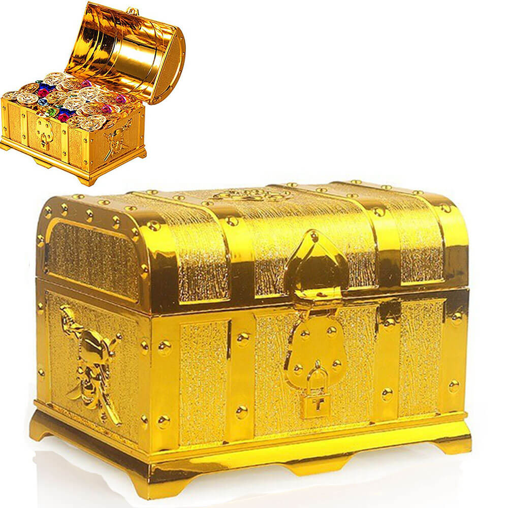 Medium electroplate treasure chest