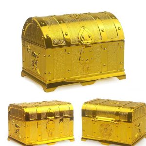 Medium electroplate treasure chest