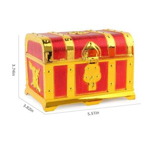 Medium plastic pirate chest