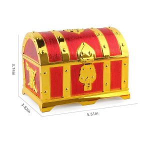 Medium plastic pirate chest