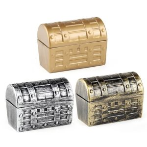 Mini plastic treasure chest