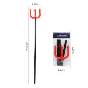 Pitchfork spear scepter