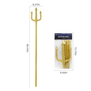 Pitchfork spear scepter