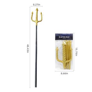 Pitchfork spear scepter