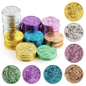 Plastic Christmas coin
