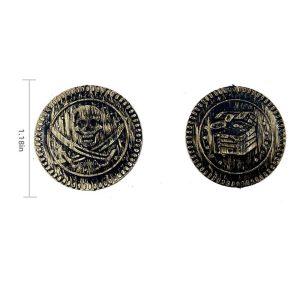 Plastic Pirate coins -Brozen