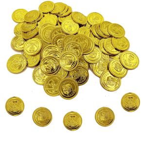 Plastic Pirate coins