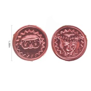 Plastic clown coins