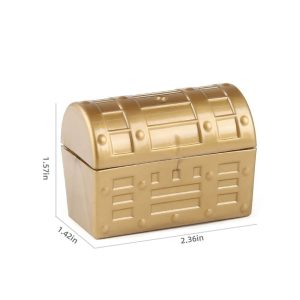 Small plastic treasure ches