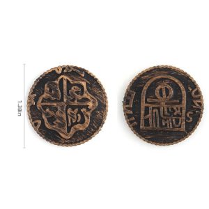 Spanish plastic coins-Brozen