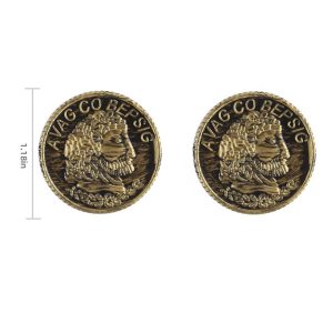 plastic pirate coins -Brozen